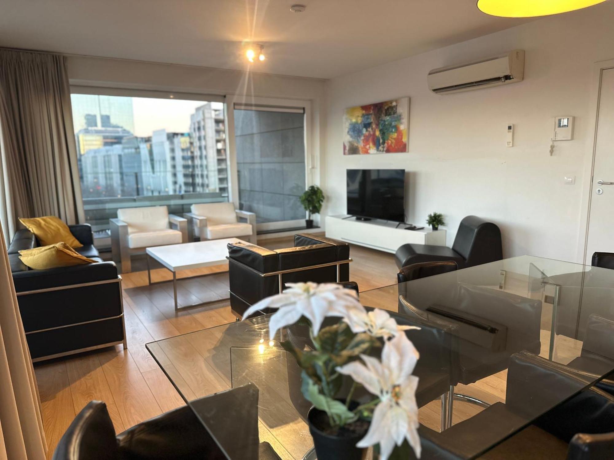 Apartment With Stunning View In City Center Bruselas Exterior foto